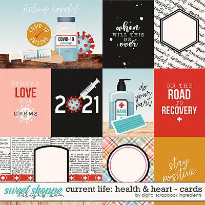 Current Life: Health & Heart | Cards by Digital Scrapbook Ingredients