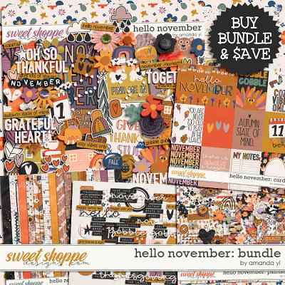Hello November: bundle by Amanda Yi