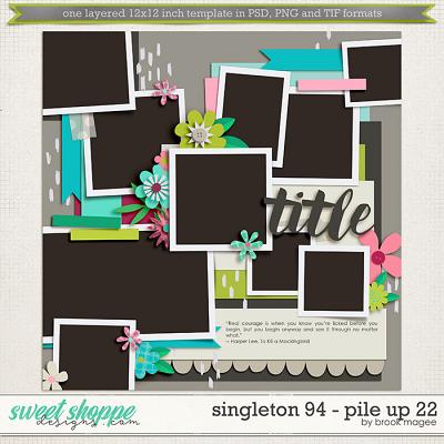 Brook's Templates - Singleton 94 - Pile Up 22 by Brook Magee