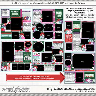 Cindy's Layered Templates - My December Memories by Cindy Schneider