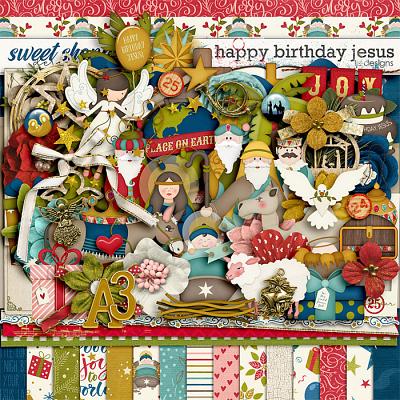 Happy Birthday Jesus by LJS Designs 