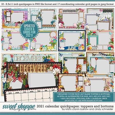 2021 Quickpage Calendars (Updated) by Cindy Schneider and Kristin Cronin-Barrow