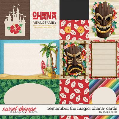 Remember the Magic: OHANA- CARDS by Studio Flergs