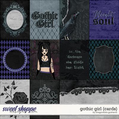 Gothic Girl {cards} by Blagovesta Gosheva