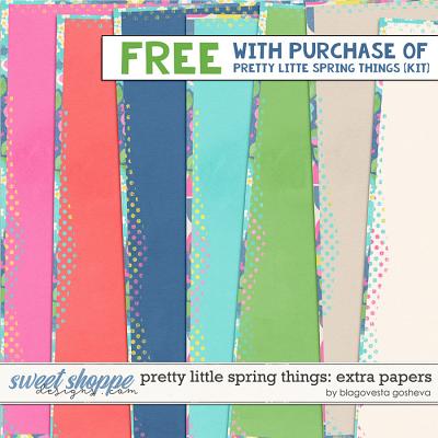 Pretty Little Spring Things {Extra papers} by Blagovesta Gosheva