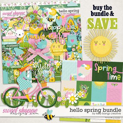 Hello Spring Bundle by Kelly Bangs Creative