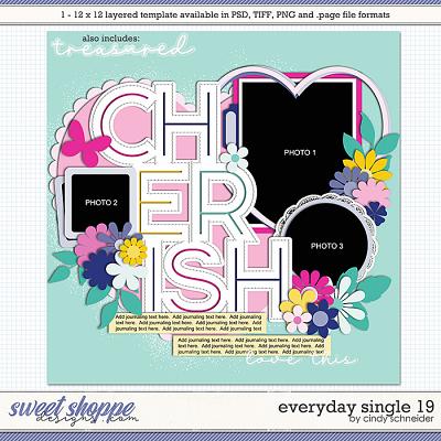 Cindy's Layered Templates - Everyday Single 19 by Cindy Schneider