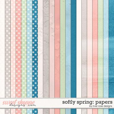 Softly Spring: Papers by River Rose Designs
