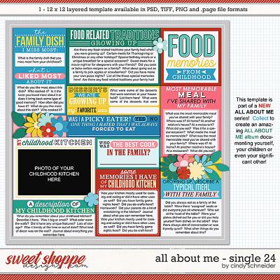 Cindy's Layered Templates - All About Me: Single 24 by Cindy Schneider
