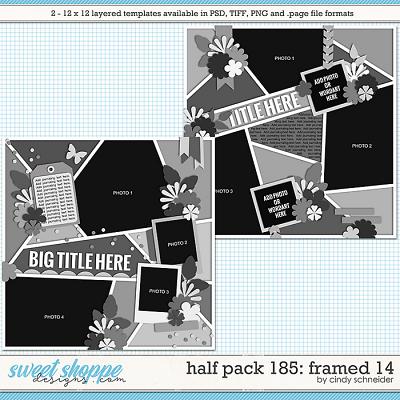 Cindy's Layered Templates - Half Pack 185: Framed 14 by Cindy Schneider