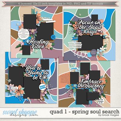 Brook's Templates - Quad 1 - Spring Soul Search by Brook Magee