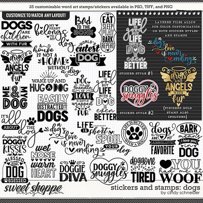 Cindy's Layered Stickers and Stamps: Dogs by Cindy Schneider