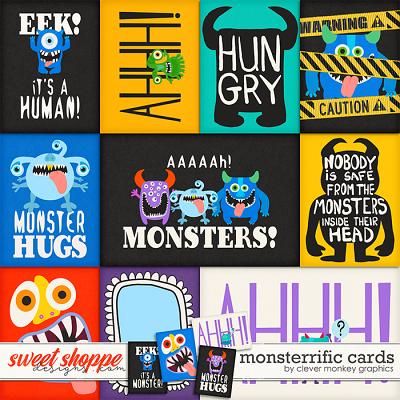 Monsterrific Cards by Clever Monkey Graphics 
