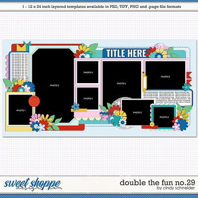 Cindy's Layered Templates - Double the Fun No.29 by Cindy Schneider