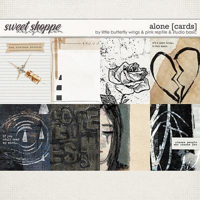 Alone Cards by Little Butterfly Wings & Pink Reptile & Studio Basic