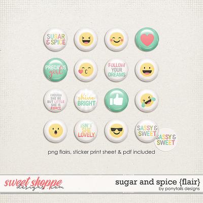 Sugar and Spice Flair by Ponytails
