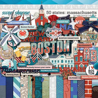 50 States: Massachusetts by Kelly Bangs Creative