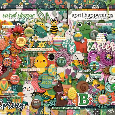April Happenings by Clever Monkey Graphics
