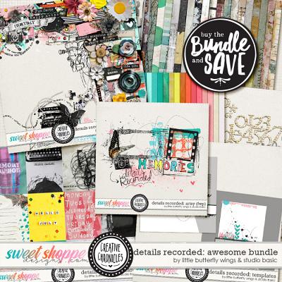 Creative Chronicles: Details Recorded Bundle by Little Butterfly Wings & Studio Basic