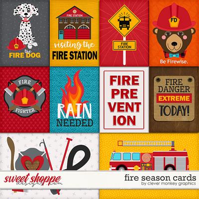 Fire Season Cards by Clever Monkey Graphics 
