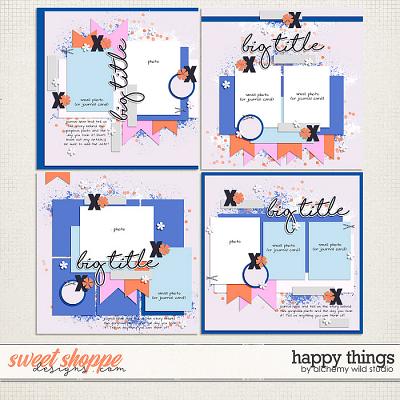 Happy Things Layered Templates by Amber