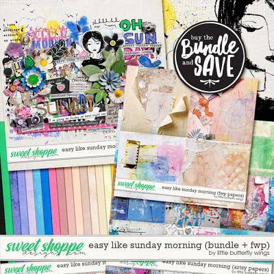 Easy like Sunday Morning (bundle + fwp) by Little Butterfly Wings