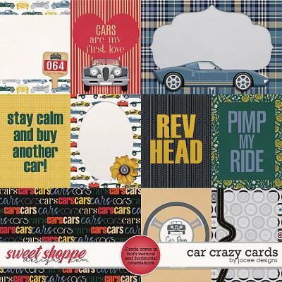 Car Crazy Cards by JoCee Designs