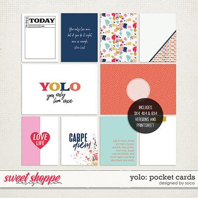 YOLO: Pocket Cards | Designed by Soco