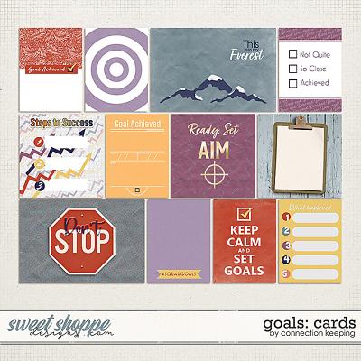 Goals Journal Cards by Connection Keeping