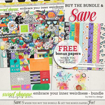 Embrace Your Inner Weirdness - Bundle by Red Ivy Design
