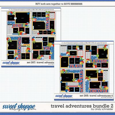 Cindy's Layered Templates - Travel Adventures Bundle 2 by Cindy Schneider