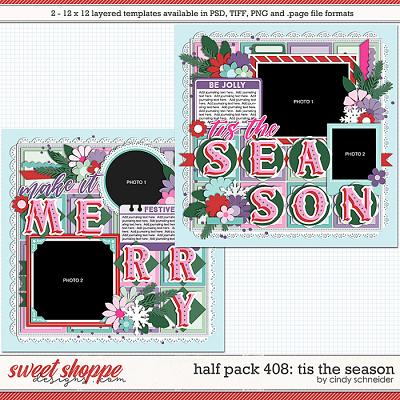 Cindy's Layered Templates - Half Pack 408: Tis the Season by Cindy Schneider