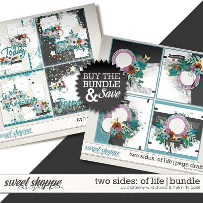 TWO SIDES: OF LIFE | TEMPLATE BUNDLE by Alchemy Wild Studio & The Nifty Pixel