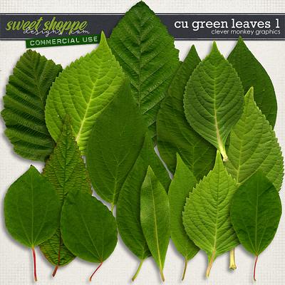 CU Green Leaves 1 by Clever Monkey Graphics    
