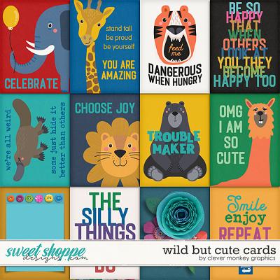 Wild But Cute Cards by Clever Monkey Graphics 