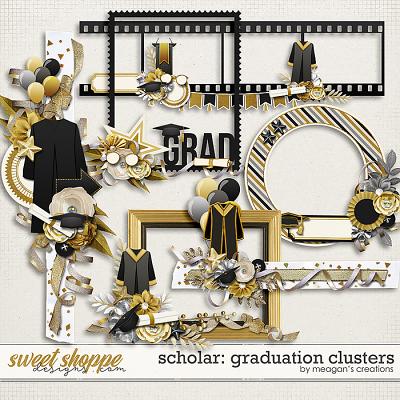 Scholar: Graduation Clusters by Meagan's Creations