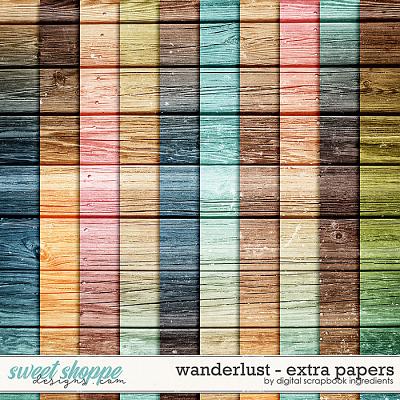 Wanderlust | Extra Papers by Digital Scrapbook Ingredients