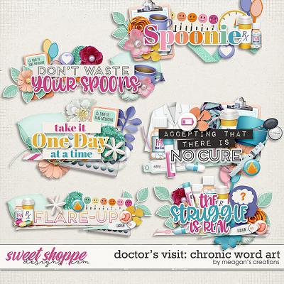 Doctor's Visit: Chronic Word Art by Meagan's Creations