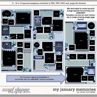 Cindy's Layered Templates - My January Memories by Cindy Schneider