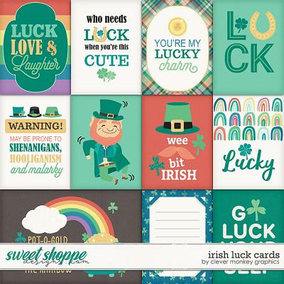 Irish Luck Cards by Clever Monkey Graphics 