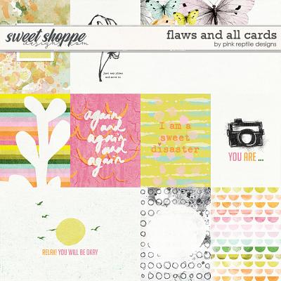 Flaws and All Cards by Pink Reptile Designs