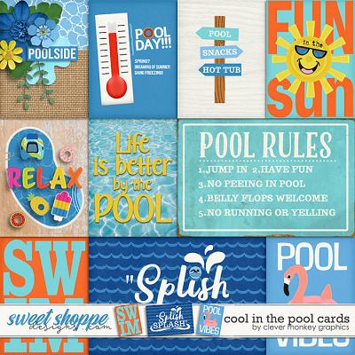 Cool in the Pool Cards by Clever Monkey Graphics 