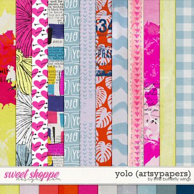 YOLO (artsy papers) by Little Butterfly Wings