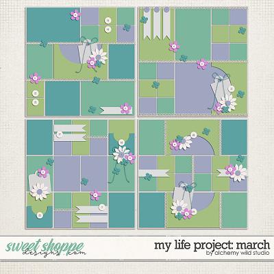 My Life Project: March Layered Templates
