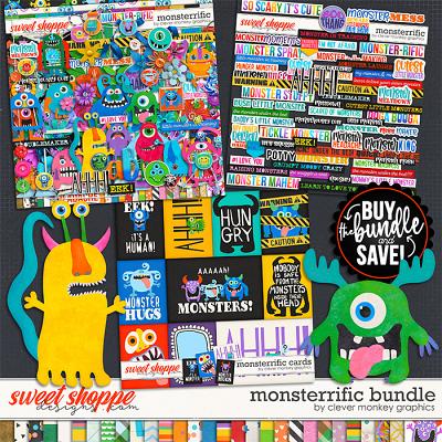 Monsterrific Bundle by Clever Monkey Graphics