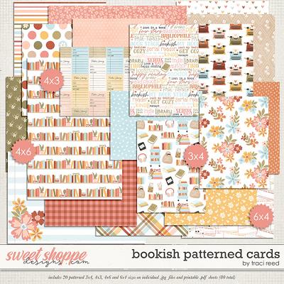 Bookish Patterned Cards by Traci Reed
