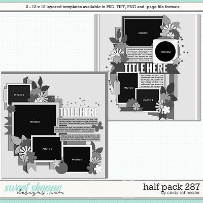 Cindy's Layered Templates - Half Pack 287 by Cindy Schneider