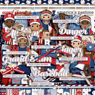 America's Pastime by LJS Designs