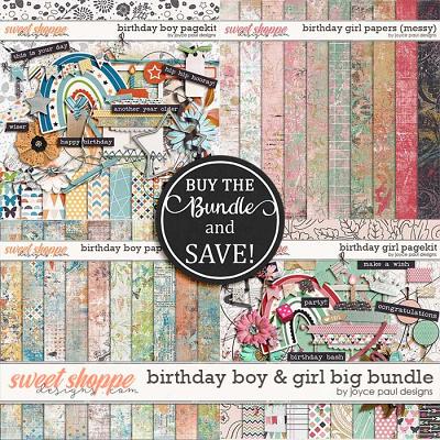 Birthday Boy & Girl BIG Bundle by Joyce Paul Designs