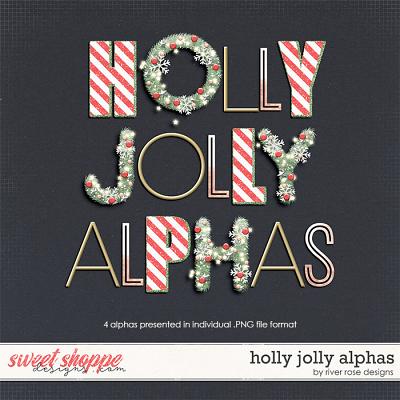Holly Jolly Alphas by River Rose Designs